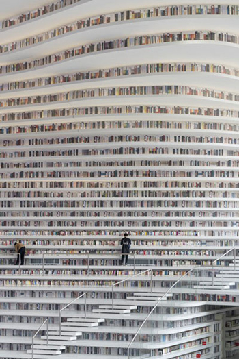 کتابخانه‌‌ای آینده‌نگرانه با معماری فوق‌العاده رویایی!