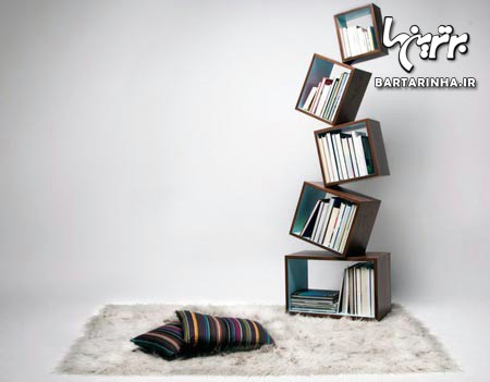 قفسه های کتاب منحصر بفرد و خلاقانه (1)