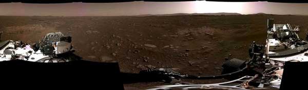 اولین تصویر پانورامایِ «استقامت» از مریخ