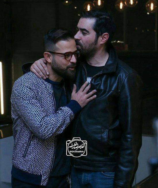 شهاب حسینی و هومن سیدی در یک مراسم