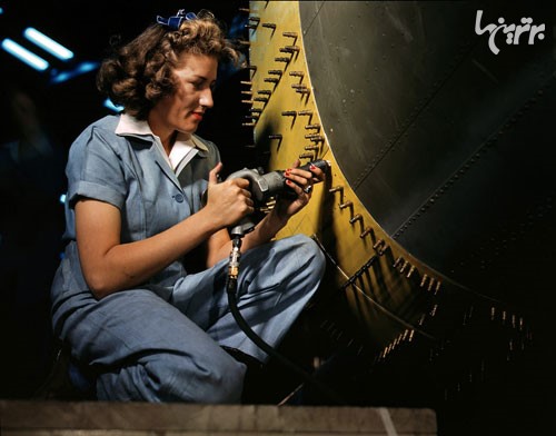 تصاویر رنگی از آمریکا در جنگ جهانی دوم