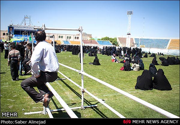 گزارش تصویری: سفر احمدی نژاد به تبریز