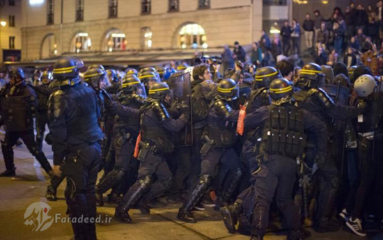 اعتراضات مردمی به نتایج انتخابات فرانسه
