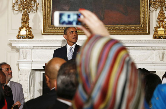 تصاویری از افطاری باراک اوباما در کاخ سفید