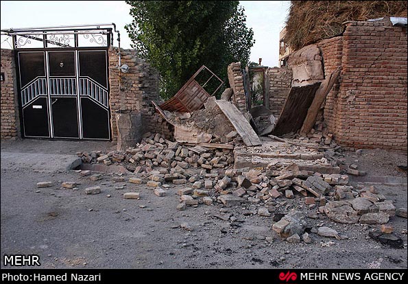 عکس؛ مناطق زلزله زده آذربایجان شرقی