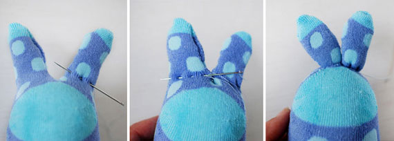 برای کوچولوها خرگوش جورابی بسازید