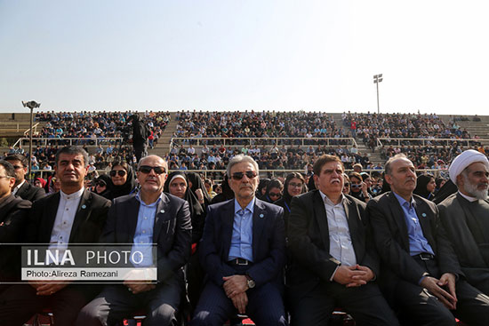 مراسم استقبال نو‌دانشجویانِ دانشگاه تهران