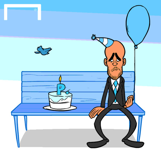 کاریکاتور: گواردیولا و جشن تولد در تنهایی