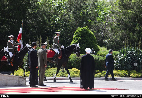 عکس: استقبال رسمی روحانی از «کیتاروویچ»