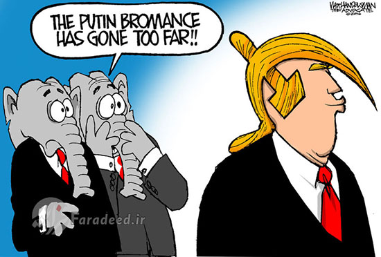 دوستی مرموز پوتین و ترامپ!