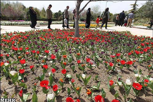 گزارش تصویری از باغ گلها در اصفهان