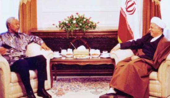 رابطه نلسون ماندلا با مقامات ایران +عکس