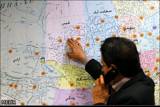 عکس: مدیریت بحران طوفان در تهران