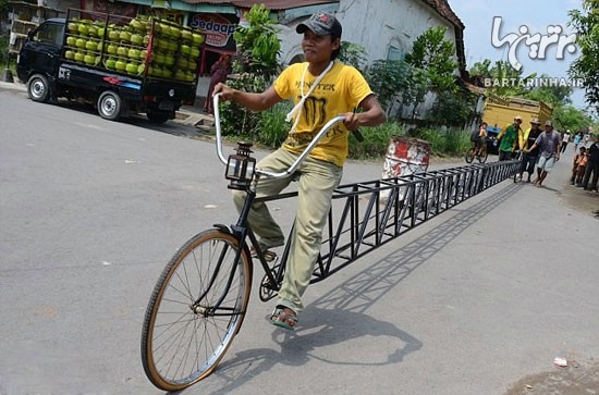 طولانی ترین دوچرخه جهان +عکس