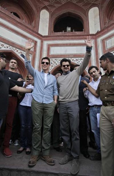 تام کروز در تاج محل هند چه می کند؟ + عکس
