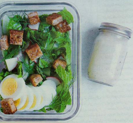 سالاد سبزیجات و تخم مرغ؛ گیاهخواران امتحان کنند