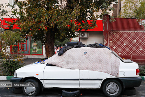 خودرو‌های رها شده در خیابان