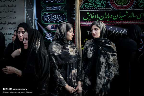 تصاویری از عزاداری لرستانی‎هایِ مقیم تهران