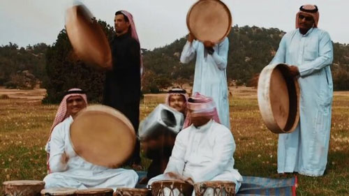 اولین نمایش رقص سنتی زنان در عربستان