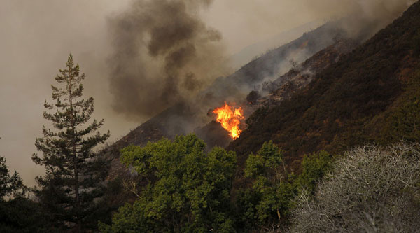 آتش سوزی در کالیفرنیا با 10 کشته و 100 زخمی