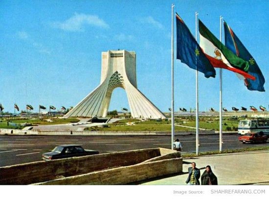 عکس: مراحل ساخت برج آزادی تهران
