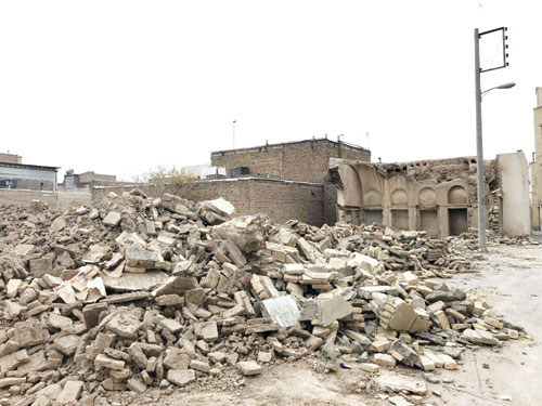 ویرانی میراث 400 ساله در اصفهان!