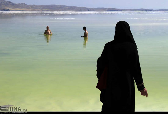 آخرین وضعیت دریاچه ارومیه‎