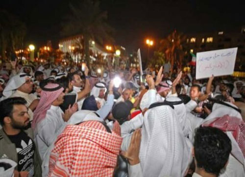 موج اعتراضات در خاورمیانه به کویت هم رسید