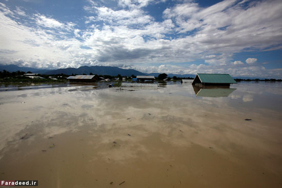 عکس: سیل در میانمار