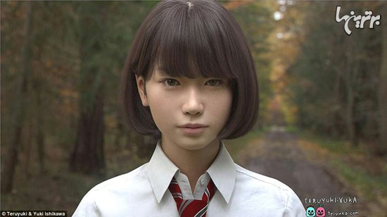 این دختر ژاپنی وجود خارجی ندارد! +عکس
