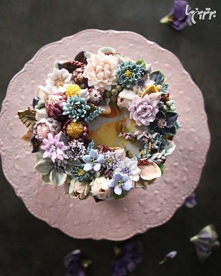 دسته گل‌های باورنکردنی از جنس کیک!