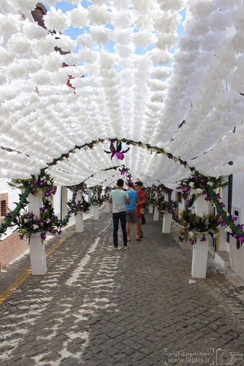جشنواره بی نظیر گلهای کاغذی در پرتغال