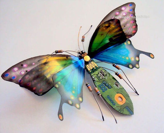 حشرات زیبای الکترونیکی +عکس