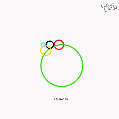 عکس: نمودار آماری قاره‌ها با لوگوی المپیک