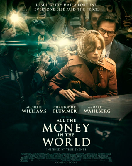 پوستر «تمام پول های جهان» ساخته اسکات