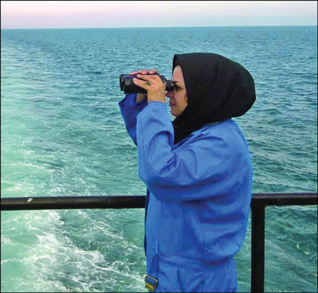 سکانداران زنان ایرانی در دریانوردی