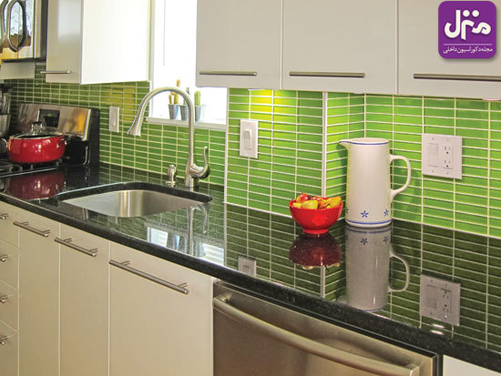 کاربرد رنگ سبز در آشپزخانه، قلب خانه