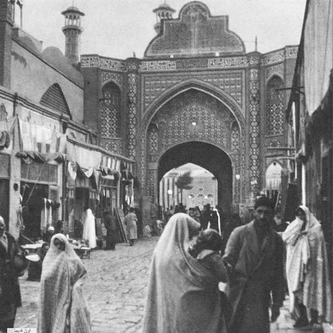 بازار شاه عبدالعظیم سال ۱۳۱۰