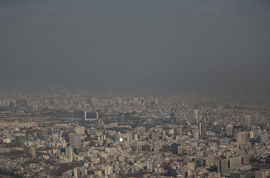 عکس: هوای تهران همچنان ناسالم