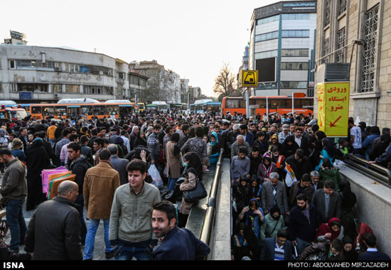 عکس: جنب و جوش بازار تهران در دقیقه 90