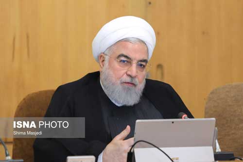 واکنش روحانی به حمله موشکی ایران علیه آمریکا