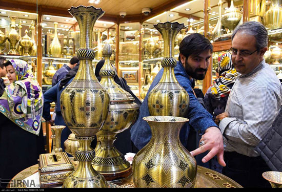 حال و هوای نوروزیِ بازار سنتی اصفهان