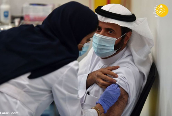 تصاویری از آغاز واکسیناسیون کرونا در عربستان