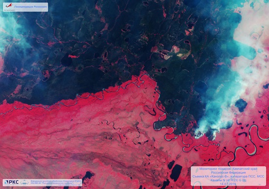 تصاویر فضایی آتش‌سوزی‌های جهان