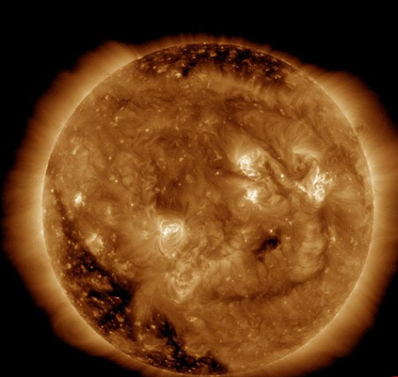 ناسا لبخند خورشید را ثبت کرد