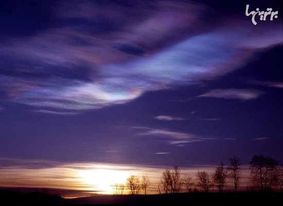راز ابرهای رنگین کمانیِ قطبی چیست؟