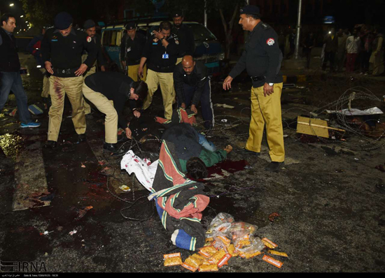 انفجار انتحاری در لاهور پاکستان