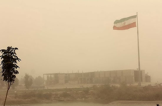 عکس: گرد و غبار شدید در اهواز