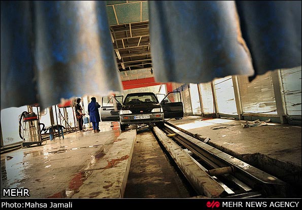 عکس؛ کارواش زنان در تبریز