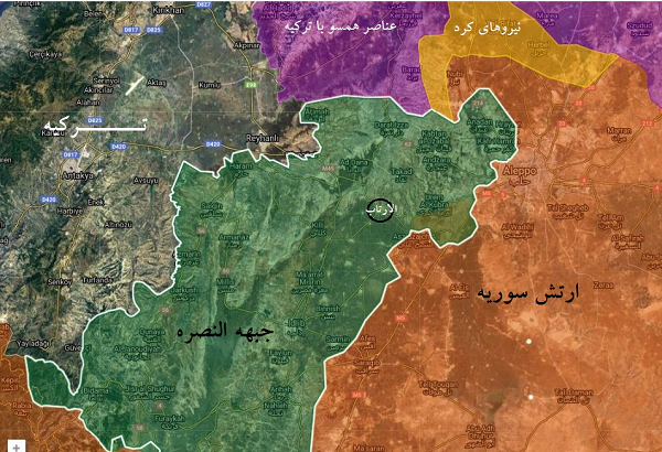 ترکیه مانع ورود ارتش سوریه به «الارتاب» می‌شود